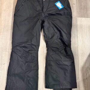 Columbia Women’s XXL Black Snow Pants new with tags